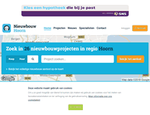 Tablet Screenshot of nieuwbouw-hoorn.nl